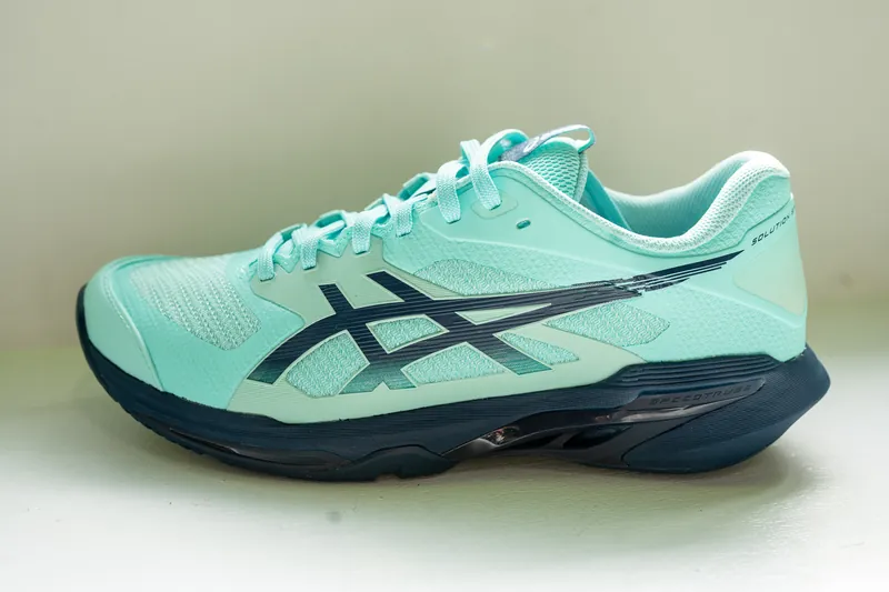 An Asics tennis shoe at URacquet Shop